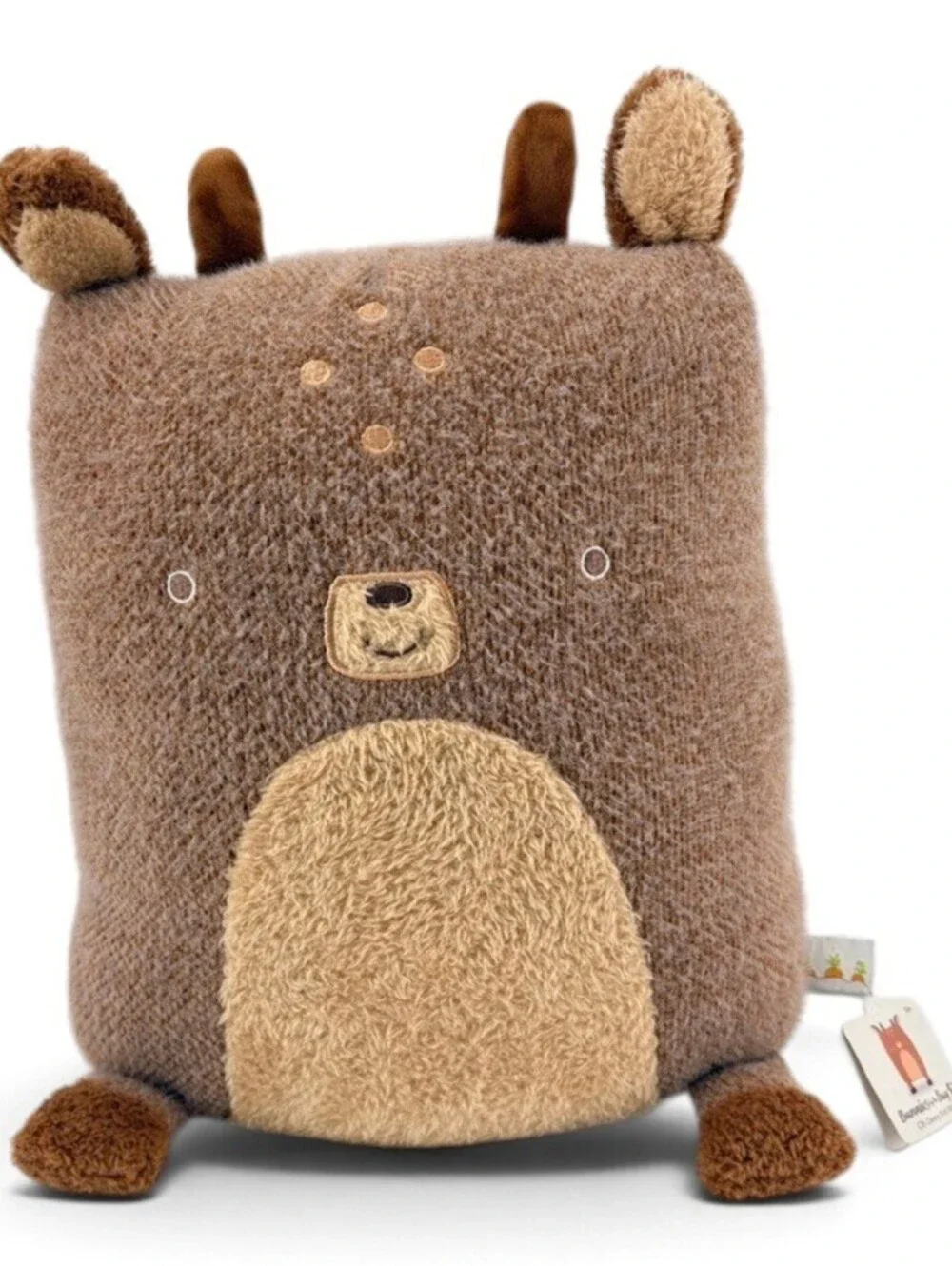 NWT Bunnies By The Bay Oh Deary Deer Forest Knit Wit Friend Plush Brown
